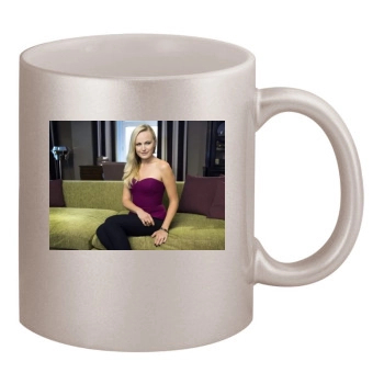 Malin Akerman 11oz Metallic Silver Mug