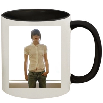 Ellen Page 11oz Colored Inner & Handle Mug