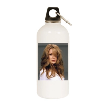 Ellen Pompeo White Water Bottle With Carabiner