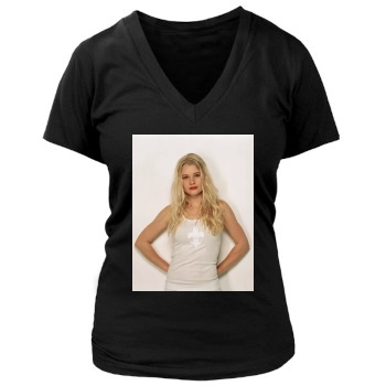 Emilie de Ravin Women's Deep V-Neck TShirt