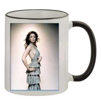 Emily Blunt 11oz Colored Rim & Handle Mug