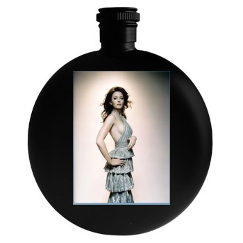 Emily Blunt Round Flask