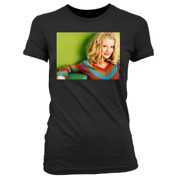 Emily De Ravin Women's Junior Cut Crewneck T-Shirt