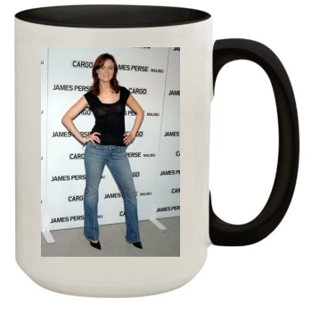 Emily Deschanel 15oz Colored Inner & Handle Mug