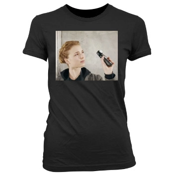 Emily VanCamp Women's Junior Cut Crewneck T-Shirt