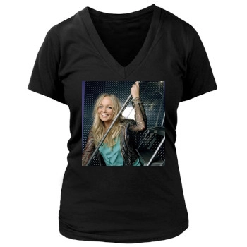 Emma Bunton Women's Deep V-Neck TShirt