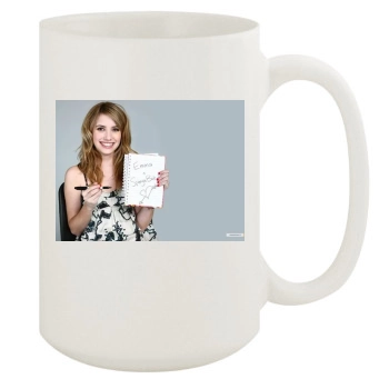 Emma Roberts 15oz White Mug