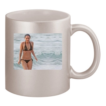 Megan Fox 11oz Metallic Silver Mug