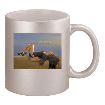 Megan Fox 11oz Metallic Silver Mug