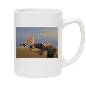 Megan Fox 14oz White Statesman Mug