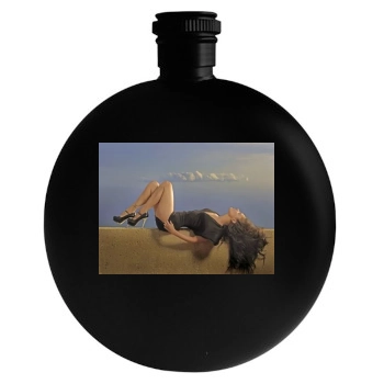 Megan Fox Round Flask