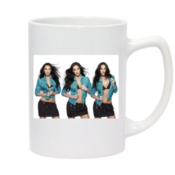 Megan Fox 14oz White Statesman Mug