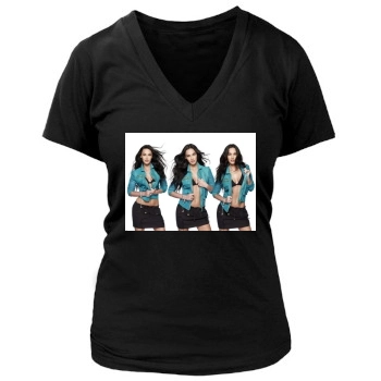 Megan Fox Women's Deep V-Neck TShirt