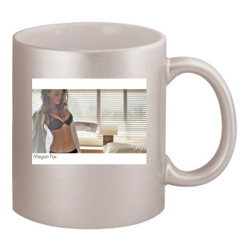 Megan Fox 11oz Metallic Silver Mug