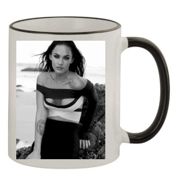 Megan Fox 11oz Colored Rim & Handle Mug