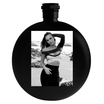 Megan Fox Round Flask