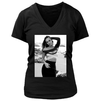 Megan Fox Women's Deep V-Neck TShirt