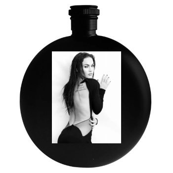 Megan Fox Round Flask