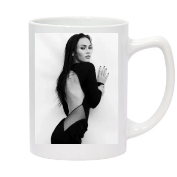 Megan Fox 14oz White Statesman Mug