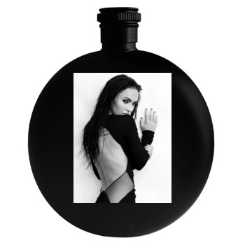 Megan Fox Round Flask