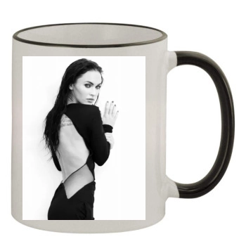 Megan Fox 11oz Colored Rim & Handle Mug