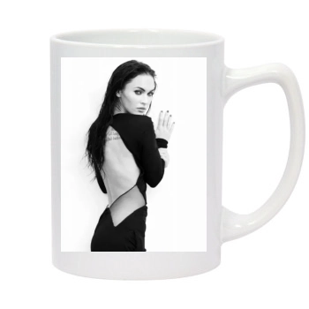 Megan Fox 14oz White Statesman Mug