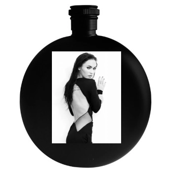 Megan Fox Round Flask