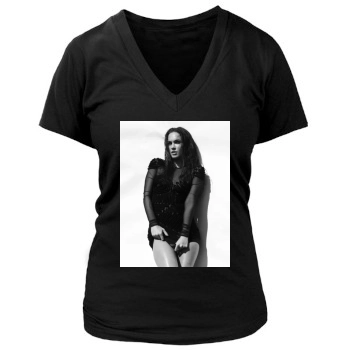 Megan Fox Women's Deep V-Neck TShirt