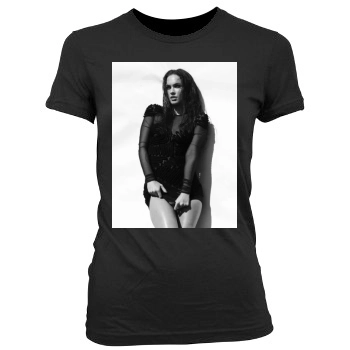 Megan Fox Women's Junior Cut Crewneck T-Shirt