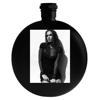 Megan Fox Round Flask