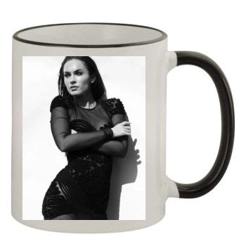 Megan Fox 11oz Colored Rim & Handle Mug