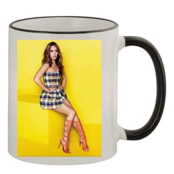 Megan Fox 11oz Colored Rim & Handle Mug