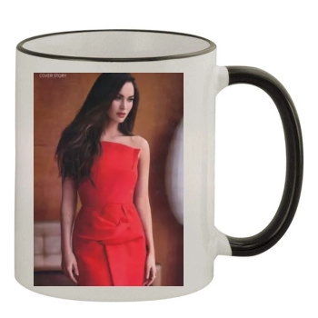 Megan Fox 11oz Colored Rim & Handle Mug