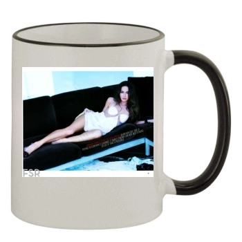 Megan Fox 11oz Colored Rim & Handle Mug