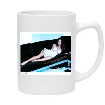 Megan Fox 14oz White Statesman Mug