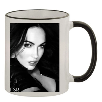 Megan Fox 11oz Colored Rim & Handle Mug