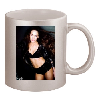 Megan Fox 11oz Metallic Silver Mug