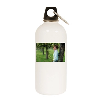 Emma Watson White Water Bottle With Carabiner