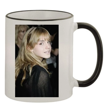 Emma Watson 11oz Colored Rim & Handle Mug