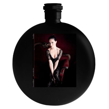 Emmanuelle Beart Round Flask