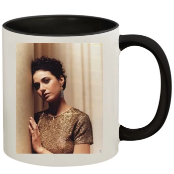 Emmanuelle Chriqui 11oz Colored Inner & Handle Mug