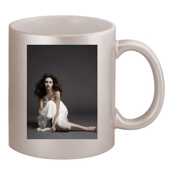 Emmy Rossum 11oz Metallic Silver Mug