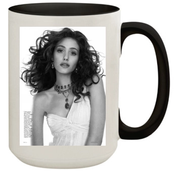 Emmy Rossum 15oz Colored Inner & Handle Mug