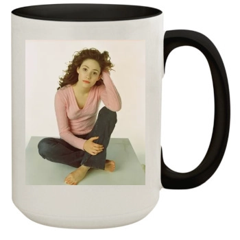 Emmy Rossum 15oz Colored Inner & Handle Mug