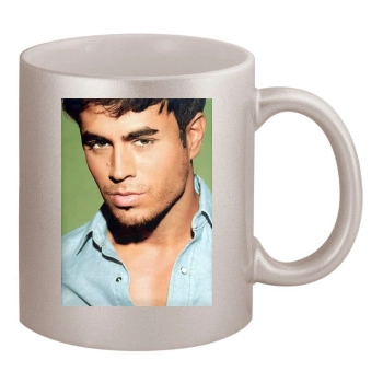 Enrique Iglesias 11oz Metallic Silver Mug