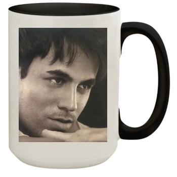 Enrique Iglesias 15oz Colored Inner & Handle Mug