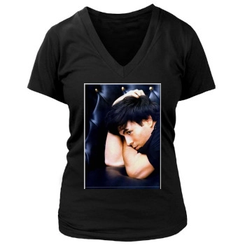 Enrique Iglesias Women's Deep V-Neck TShirt