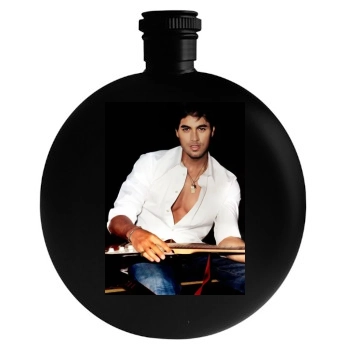 Enrique Iglesias Round Flask