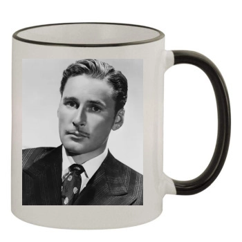 Errol Flynn 11oz Colored Rim & Handle Mug