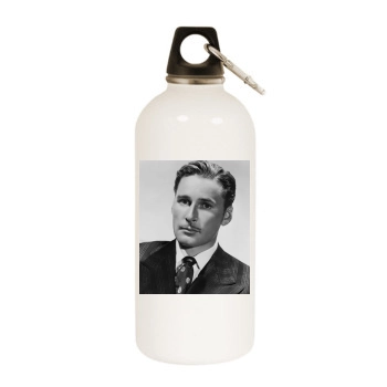 Errol Flynn White Water Bottle With Carabiner